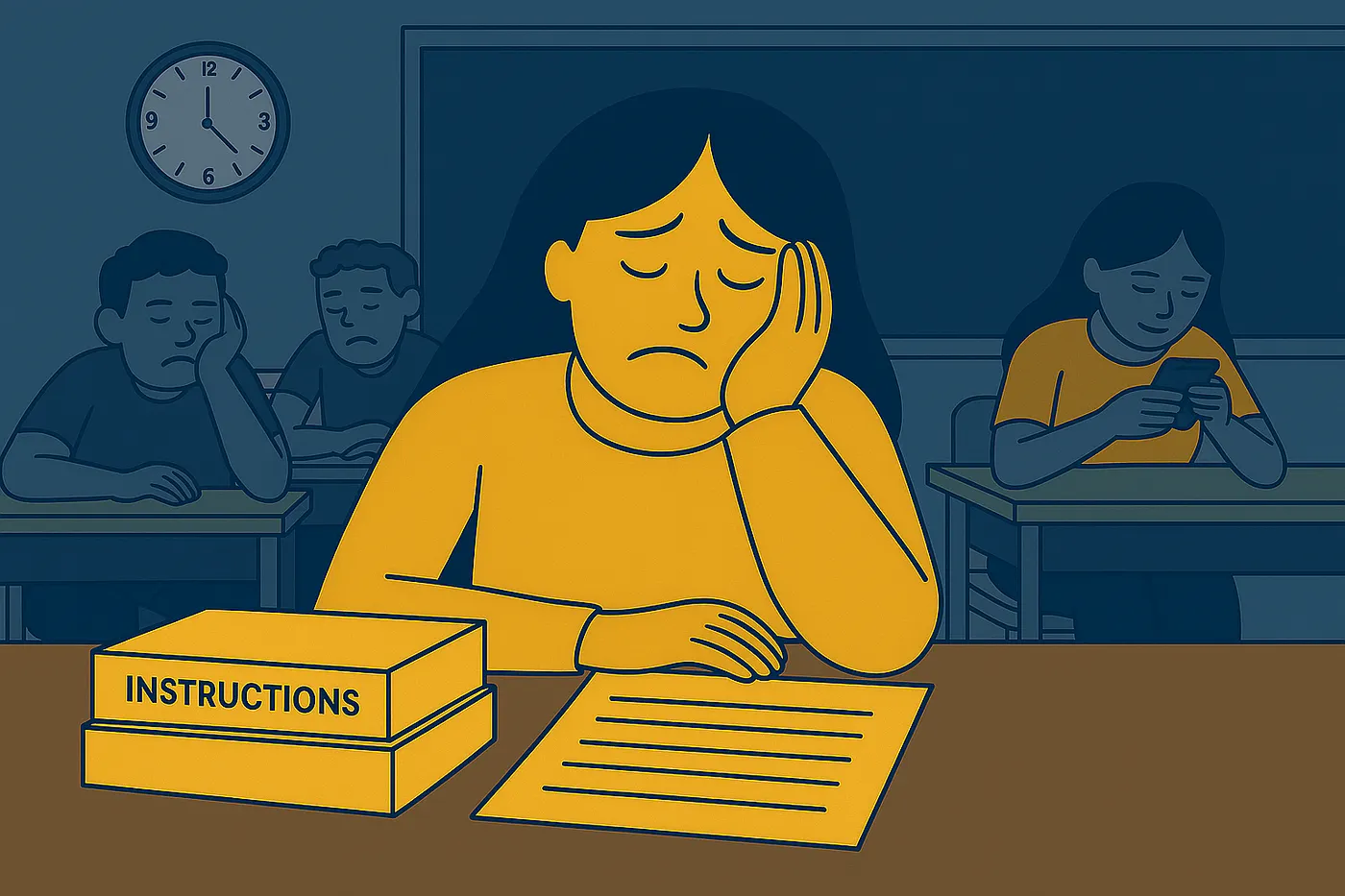 Teachers having concern regarding student participation