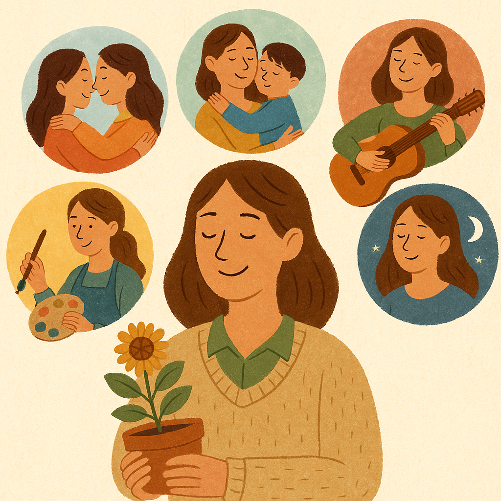 Teacher as a friend, parent, artist, gardener, musician, and dreamer.