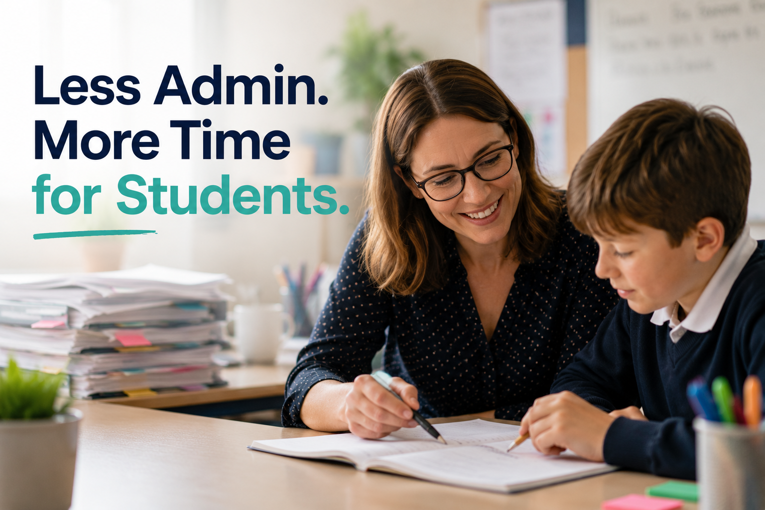 Less Admin benefits Students