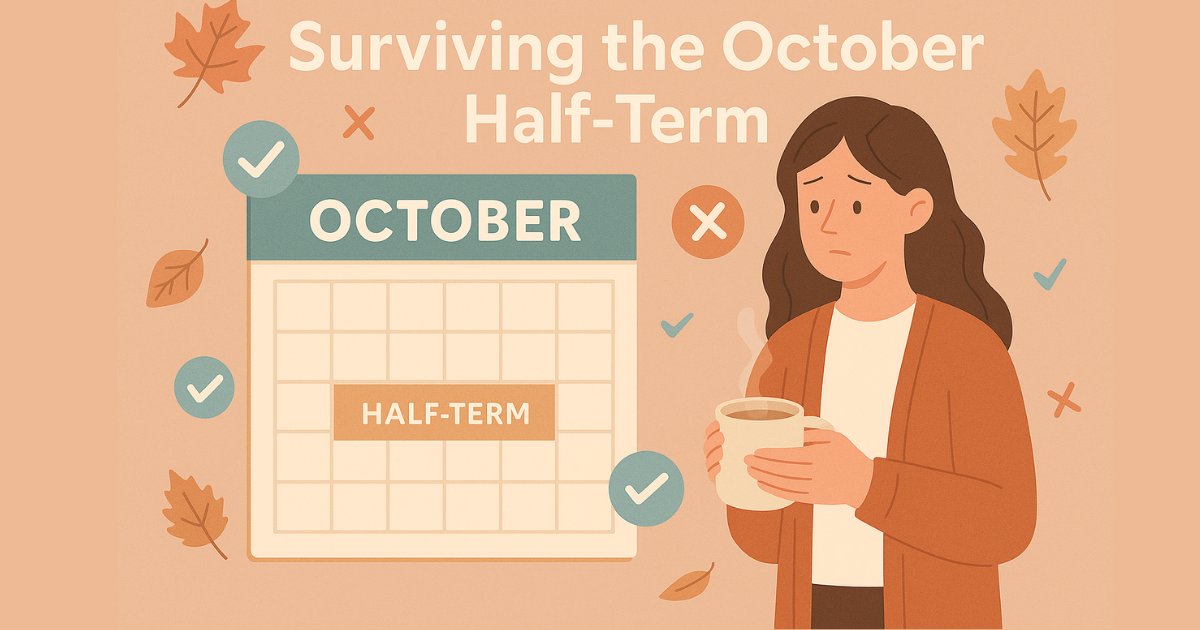 Surviving the October Half-Term: 3 Things to Stop Doing and 3 to Keep