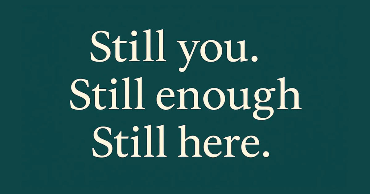 Still You: How to Bring Your Summer Calm Into September