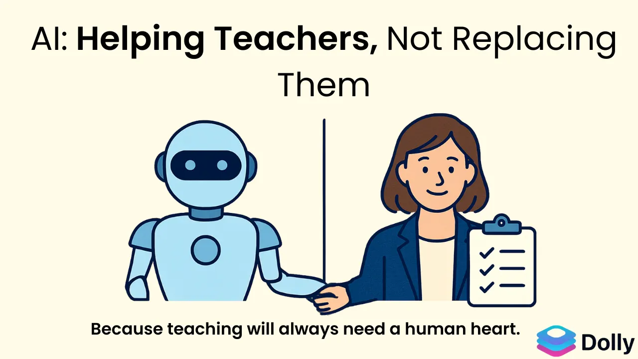 The role of AI is to help teachers, not to replace them.