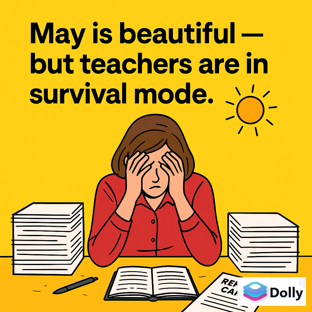 May is beautiful, but for teachers, its survival